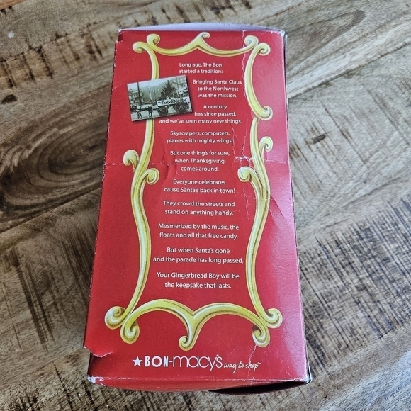 Benji the Gingerbread Boy Bon-Macy's 2004 Holiday Christmas - Picture 3 of 5